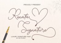 Renata Signature Font - Featured Image