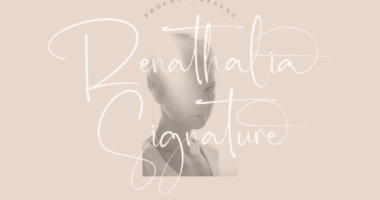 Renathalia Signature Font - Featured Image