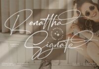 Renattha Signate Font - Featured Image