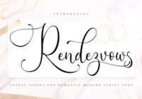 Rendezvouws Font - Featured Image