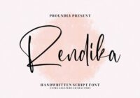 Rendika Font - Featured Image