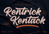 Rentrick Kentack Font - Featured Image