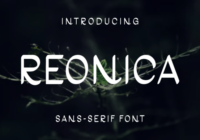 Reonica Font - Featured Image