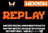 Replay Font - Featured Image
