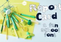 Report Card Font - Featured Image