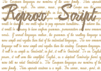 Reprox Script Font - Featured Image