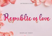 Republic of Love Font - Featured Image