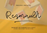 Resmaulli Font - Featured Image