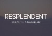 Resplendent Family Font - Featured Image