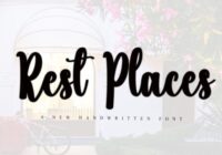Rest Places Font - Featured Image