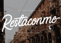 Restaconme Font - Featured Image