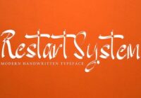 Restart System Font - Featured Image