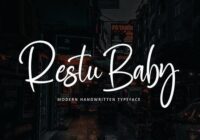 Restu Baby Font - Featured Image