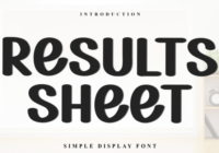 Results Sheet Font - Featured Image