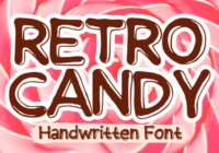Retro Candy Font - Featured Image