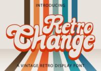 Retro Change Font - Featured Image
