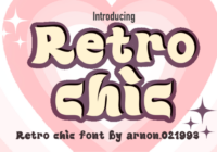 Retro Chic Font - Featured Image