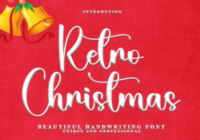Retro Christmas Font - Featured Image