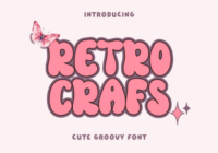 Retro Crafs Font - Featured Image