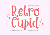 Retro Cupid Font - Featured Image