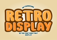 Retro Display Font - Featured Image