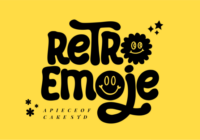 Retro Emoje Font - Featured Image