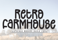 Retro Farmhouse Font - Featured Image