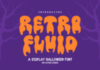 Retro Fluid Font - Featured Image