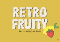 Retro Fruity Font - Featured Image