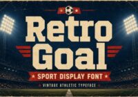 Retro Goal Font - Featured Image