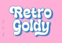 Retro Goldy Font - Featured Image