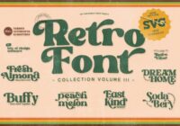 Retro Groovy Bundle Font - Featured Image