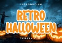 Retro Halloween Font - Featured Image