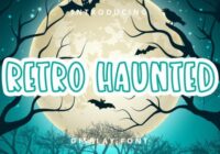 Retro Haunted Font - Featured Image