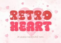 Retro Heart Font - Featured Image