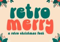 Retro Merry Font - Featured Image