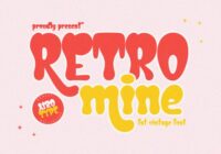 Retro Mine Font - Featured Image