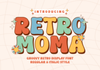 Retro Moma Font - Featured Image