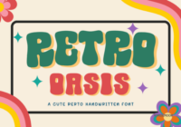 Retro Oasis Font - Featured Image