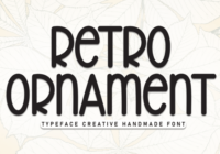 Retro Ornament Font - Featured Image