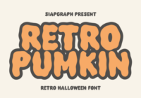 Retro Pumkin Font - Featured Image