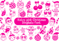Retro Punk Christmas Font - Featured Image