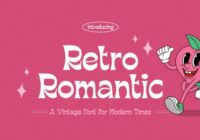 Retro Romantic Font - Featured Image