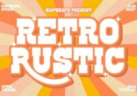 Retro Rustic Font - Featured Image