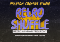 Retro Shuffle Font - Featured Image