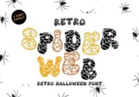 Retro Spider Web Font - Featured Image