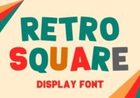 Retro Square Font - Featured Image