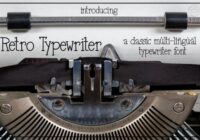 Retro Type-writer Font - Featured Image
