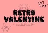 Retro Valentine Font - Featured Image
