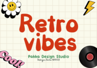 Retro Vibes Font - Featured Image